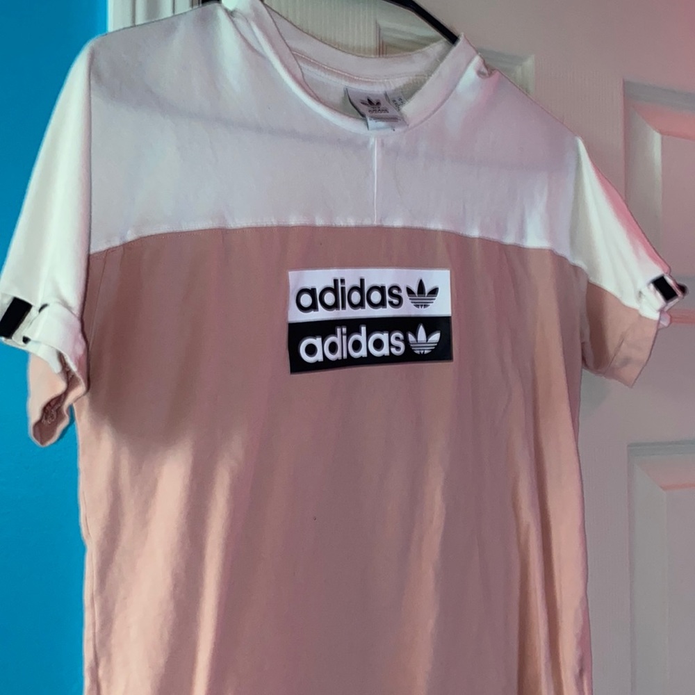 Adidas small pink t-shirt